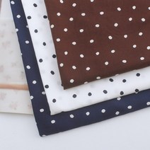 코튼레이온 도트 3color 원단 패브릭#, 네이비