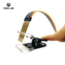 2.0mm 핀 피치 PCB 클램프 고정 장치 금도금 포고 3P 4P 5P 6P 7P 8P 9P 10P 프로브 클립 도구 프로그램, 10 2.0mm 2x5Pin, 한개옵션1