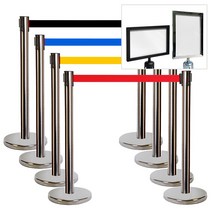 발컴 자동 벨트 차단봉 스텐 안전봉 가이드라인 바리게이트, (상세 상단 확인) 실버봉_2m_레드벨트, 1개