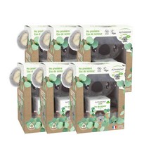 아기 향기 무알콜 향수 코알라인형 50ml Alphanova Coffret Eau de Senteur 프랑스 아기제품, 6팩