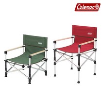 [콜맨] 투웨이 캡틴 체어 - 캠핑의자, 레드