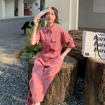 골프점프슈트 골프웨어점프수트 여성 반팔 여성용 골프여름바지