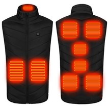 YYDS 겨울 USB 발열조끼 스마트 온열조끼 남녀공용 패딩 경량 등산 낚시 캠핑 오토바이 방한복