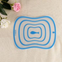 티크 편백 나무 원목 월넛 도마 블록 커팅 보드 유연한 미끄럼 방지 프로스트 커팅 보드 야채 고기 도구 주방 도구, 파란색