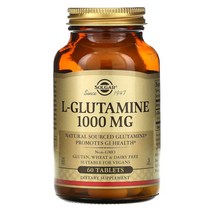 솔가 L-글루타민 1000mg 타블렛 글루텐 프리 비건, 60정, 1개