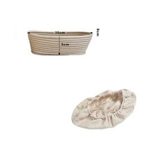 빵발효기 빵발효 바구니 등나무 교정 반죽 바게트 Banneton Brotform 증명 베이킹 도구, 07 Oval 15X8X5CM