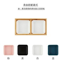 고급 원목 찬합 도시락 대나무 도시락 나무 상자 피크닉, 2칸 프리 매칭 세트