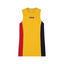 FILA 여성 컬러블럭 슬리브리스 원피스 FS2OPB2155F_YEW