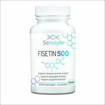 Senolyfe 피세틴 fisetin 파세틴 60 베지캡슐, 1개, 기본
