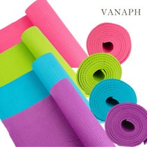 바나프 PVC 요가매트 4mm 운동매트 필라테스매트 헬스, 퍼플