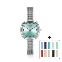 포체마카롱 메쉬밴드 워치 + 가죽밴드 1종 랜덤증정 [선물포장]