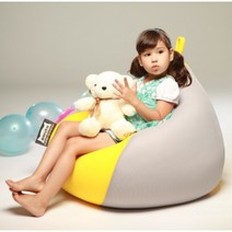 아이용 소형 에어메쉬 카페 빈백 (7색) 소파 휴식 수유 쇼파 BEANBAG 원룸, 오렌지