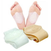 머큐리헬스 발바닥 보호 실리콘 깔창밴드 베이지, 1개