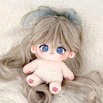 솜인형 아이돌 인형 Xiaoqiao 소녀 머리 20cm 여자 커플, Xiaoqiao Naked Baby 튀긴 머리 +, 20cm(스켈레톤 제외