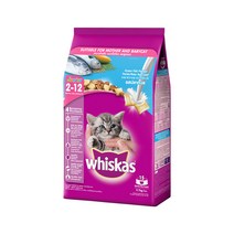 위스카스 주니어 오션피쉬와 우유 고양이 사료, 2.7kg x 1개