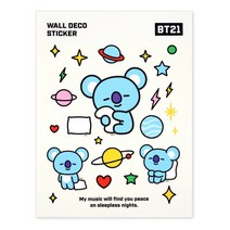[BT21] 월 데코 스티커 / 코야(KOYA)