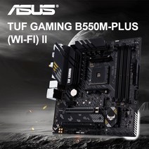 ASUS New TUF GAMING B550M PLUS (WI-FI) II Micro-ATX 마더 보드 DDR4 4600 MHz 128G AM4 지원 AMD Ryzen, 한개옵션0
