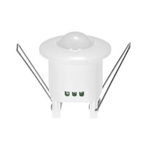 재실 감지기 모션 센서 110V 220V 미니 적외선 스위치 PIR 움직임 활성화 Recessed 천장 Senor 지연 시간 조절 가능, [01] WHITE