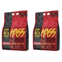 뮤턴트 더 오리지널 근육량 게이너 스트로베리 바나나 맛, 6.8kg, 2개