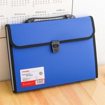 사무실 파일 수납 캐비닛 13 층 A4 문서 정보 가방 클래식 비즈니스 패키지 분류 깔끔한 상단 E12199, 파란