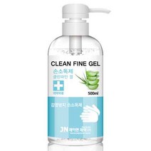 제이앤제약 클린파인겔 손소독제 500ml, 4개