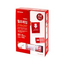 부착형 쇼가드 쇼케이스 아크릴꽂이 월프레임 A4 10개, 기본