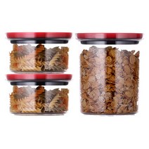 네오플램 스마트씰 밀폐용기 반찬통 3종세트 - 냉장고.냉동실정리 밥.이유식보관 야채.파스타면소분 플라스틱 전자레인지 렌지, 원(450ml*2+1.1L*1), 1세트