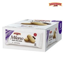 페퍼리지팜 밀라노 다크 초콜렛 쿠키 대용량 21gX30개입, Milano-Dark-Chocolate-21g[0.75oz]X30ct, 21g
