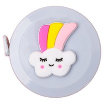 체중 감량 자동 후퇴를위한 재미있는 만화 줄자 의류 미터, 3 색 구름