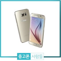 삼성 갤럭시S6 중고 휴대폰 중고폰 공기계, 블루토파즈, 갤럭시S6 64G B등급, 64GB