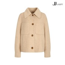 (JJ지고트) 울 캐시미어 패치 포켓 숏 코트 GMBM0CTT1