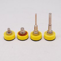샌더기 패드 1인치 샌딩 벨크로 페이퍼 백업 25mm 샌다 사포 연마, 수나사8mm, 1개