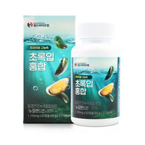 뉴질랜드산 프리미엄 고농축 초록잎 홍합 동결건조 관절 통증 1100mg 60정 2개월
