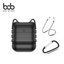 bob 캣츠 실리콘 에어팟 케이스+버클+스트랩 3set WZ84718EA, 캣츠에어팟케이스_레드(스티커증정)