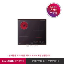LG전자 [LG][공식판매점] DIOS 하이브리드 전기레인지 블랙 BEY3MSTC(프리스탠딩 케이스 8.5cm), 없음, 선택완료