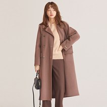 [로엠] 컬러포인트 빅카라 핸드메이드 코트*(RMJHA4VR13)