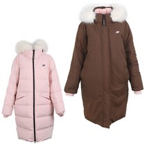 뉴발란스 구스다운 양면 여성 롱패딩