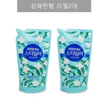 LG생활건강 샤프란케어 스타일러 섬유탈취제 400ml 상쾌한향 리필, 2개