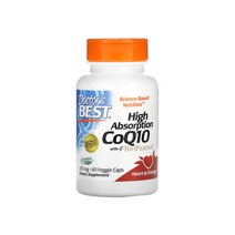 닥터스베스트 코엔자임q10 코엔자임큐텐 유비퀴놀 COENZYMEQ10 100mg 60베지캡슐