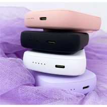 휴대용 무선 고속충전기 20w 10000mah 스마트폰 전기종 대용량, 핑크