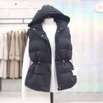 셀러허브 1 ab.f.z sh06 루즈핏 셔링 패딩 베스트 DDIX1HU31A