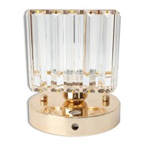 (주)블루앤엘이디 각얼음 1등 센서등 골드 크리스탈 조명, 흰색미니볼전구