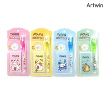 1000 몰랑 비밀펜 메모장 세트 4탄 볼펜 학용품 캐릭터 몰랑이 재미 문구 불빛 시크릿, 랜덤