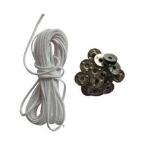 4x5 Wicks 코어 Sustainers 탭 홀더베이스 캔들 제작 공예 수제 캔들 윅, 설명, 화이트, 설명