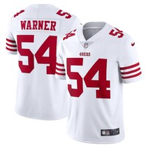 NFL 샌프란시스코 포티나이너스 54번 프레드 워너 럭비 미식축구 저지 유니폼