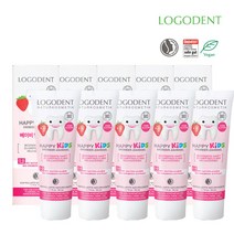 로고나 로고덴트 무불소 베이비 딸기치약 50ml X 5개 (크레욜라치실6P증정)