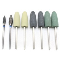 마루광택기 8개/대 HP 치과 수지 기본 아크릴 연마 Burs 키트 드릴 로타리 도구 실험실 2.35mm, 한개옵션0