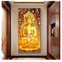 부처님 가온나래 전체보석십자수 집에서놀거리(사은품 증정), 70x120cm, 여름(B)