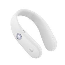 지니큐 휴대용 보조배터리 기능 멀티 무선 4단계 목 온열찜질기, 화이트, ZQ-N80