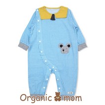 [오가닉맘] DB_ 체크마우 남아긴소우주복 (MFS1QE01)